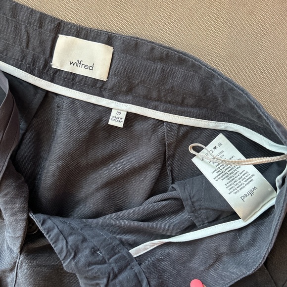 Wilfred Allant pant London size 00 ink blue Aritzia - Picture 4 of 5